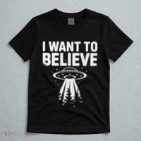 I Want Believe Ufo Alien Spaceship Extraterrestrial T-Shirt thumb 5
