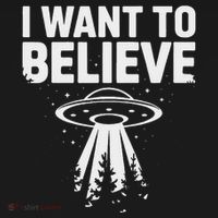 I Want Believe Ufo Alien Spaceship Extraterrestrial Women's Hoodie thumb 2