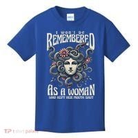 I WonT Be Remembered As A Woman Who Kept Her Mouth Shut Kids T-Shirt thumb 0