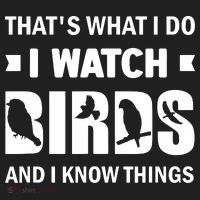 I Watch Birds And I Know Things Pet Bird Women's Sweatshirt thumb 2