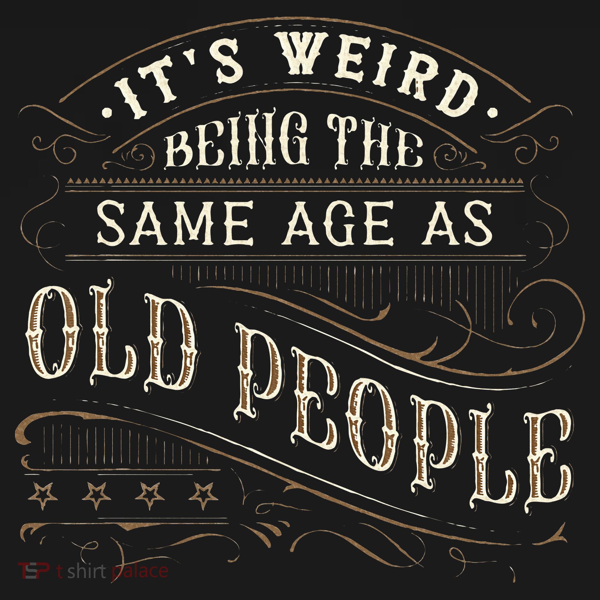 Its Weird Being The Same Age As Old People Sarcastic USA-Made Doggie Bandana