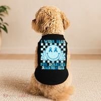 I Wear Blue For Diabetes Awareness month Smile Face Diabetic Doggie Tank thumb 2