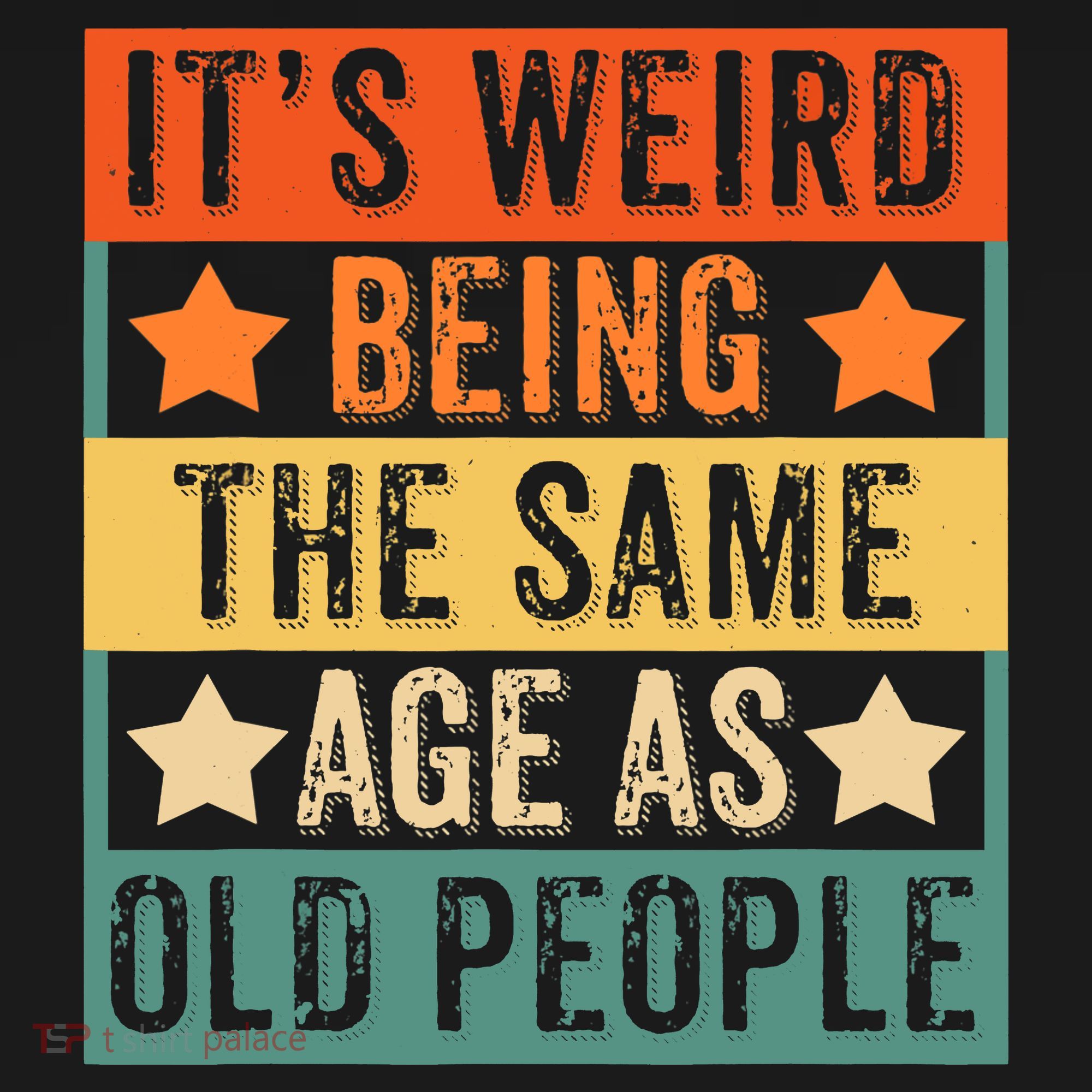 It's Weird Being The Same Age As Old People Retro Sarcastic Ornament