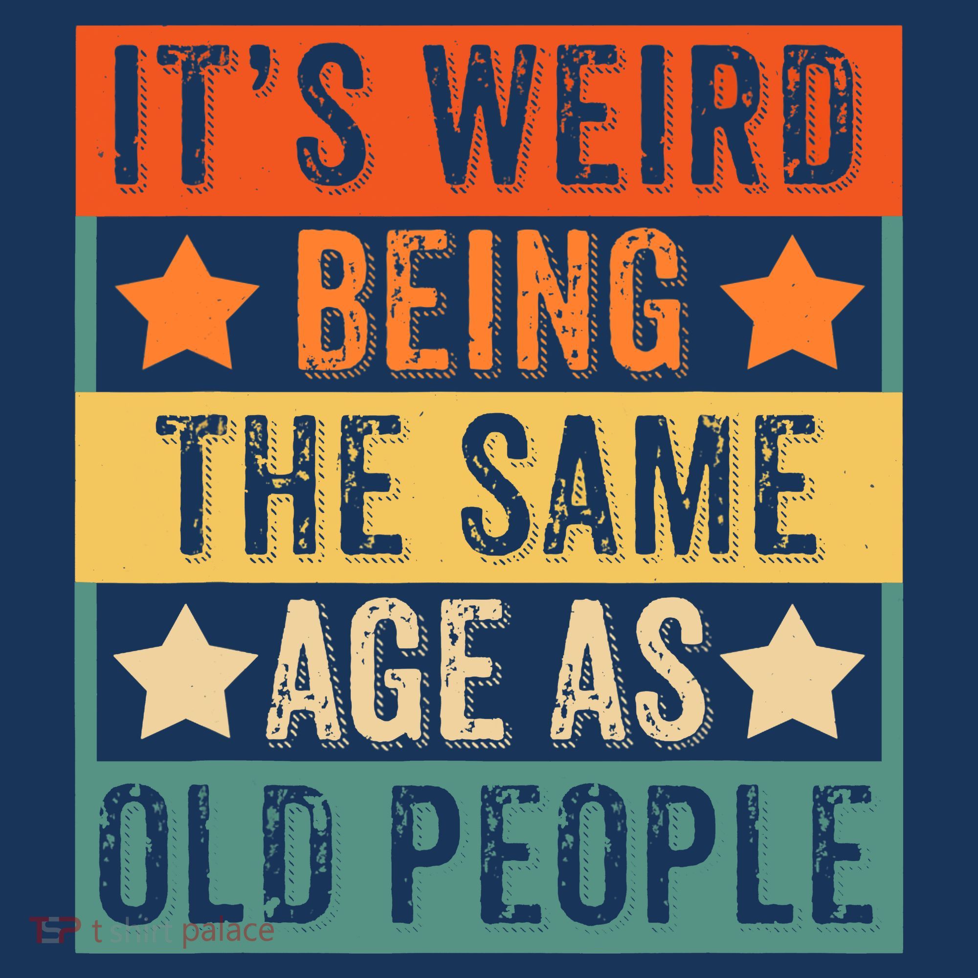 It's Weird Being The Same Age As Old People Retro Sarcastic Apron