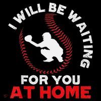 I Will Be Waiting For You At Home Baseball Softball Catcher Coffee Mug thumb 5