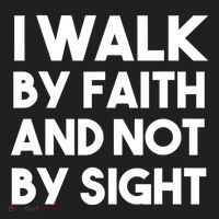 I Walk By Faith And Not By Sight Christian Jesus Women's Sweatshirt thumb 2