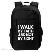 I Walk By Faith And Not By Sight Christian Jesus Backpack thumb 0