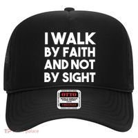 I Walk By Faith And Not By Sight Christian Jesus Hat thumb 0