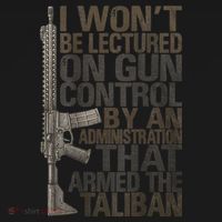 I Won't Be Lectured On Gun Control By An Administration Gun Control Guns Rights Coaster thumb 2