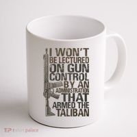 I Won't Be Lectured On Gun Control By An Administration Gun Control Guns Rights Coffee Mug thumb 1