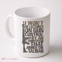 I Won't Be Lectured On Gun Control By An Administration Gun Control Guns Rights Coffee Mug thumb 0