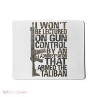 I Won't Be Lectured On Gun Control By An Administration Gun Control Guns Rights Mousepad thumb 0
