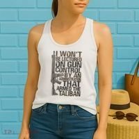 I Won't Be Lectured On Gun Control By An Administration Gun Control Guns Rights Women's Tank Top thumb 2