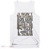 I Won't Be Lectured On Gun Control By An Administration Gun Control Guns Rights Tank Top thumb 0