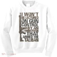 I Won't Be Lectured On Gun Control By An Administration Gun Control Guns Rights Kids Sweatshirt thumb 0