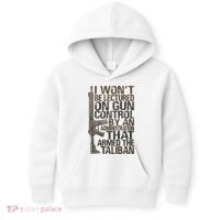 I Won't Be Lectured On Gun Control By An Administration Gun Control Guns Rights Kids Hoodie thumb 0