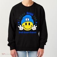 I Wear Blue For Juvenile Arthritis Awareness Funny Gift Women's Sweatshirt thumb 0