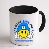 I Wear Blue For Juvenile Arthritis Awareness Funny Gift Coffee Mug thumb 1