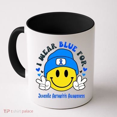 I Wear Blue For Juvenile Arthritis Awareness Funny Gift Coffee Mug