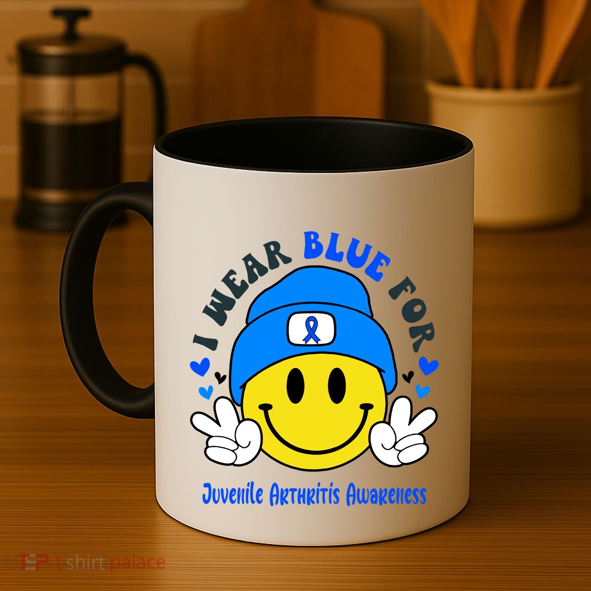 I Wear Blue For Juvenile Arthritis Awareness Funny Gift Coffee Mug