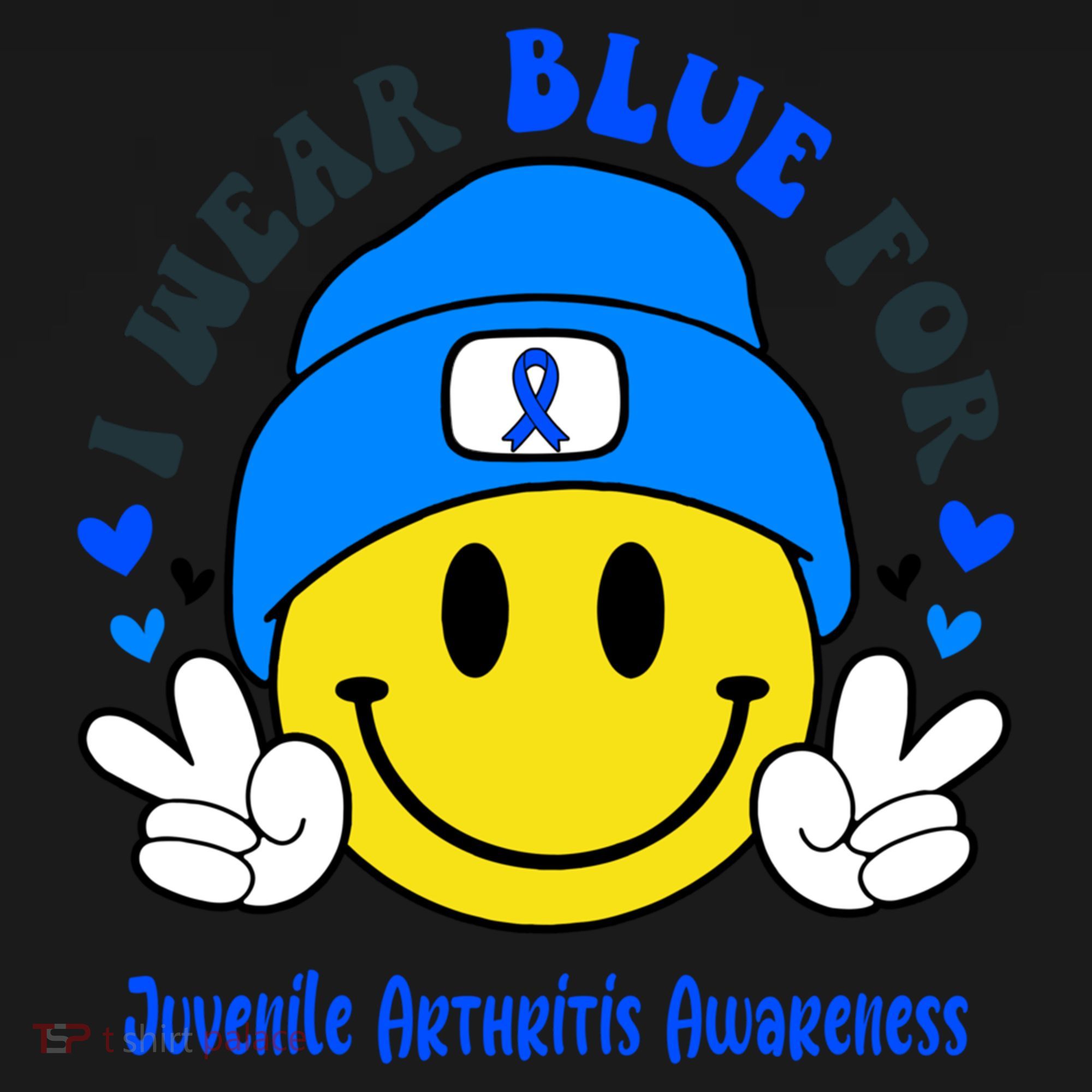 I Wear Blue For Juvenile Arthritis Awareness Funny Gift Women's Hoodie