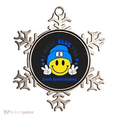 I Wear Blue For Juvenile Arthritis Awareness Funny Gift Ornament