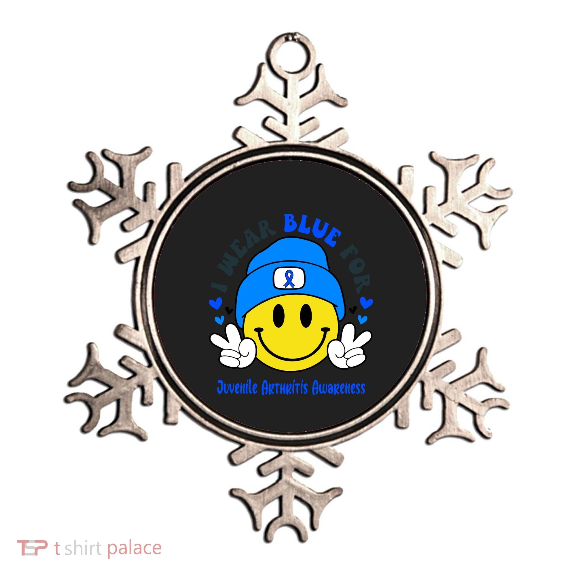 I Wear Blue For Juvenile Arthritis Awareness Funny Gift Ornament