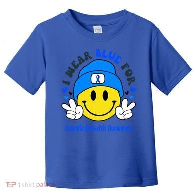 I Wear Blue For Juvenile Arthritis Awareness Funny Gift Toddler T-Shirt