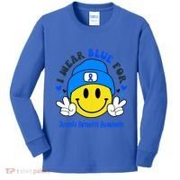 I Wear Blue For Juvenile Arthritis Awareness Funny Gift Kids Long Sleeve Shirt thumb 0