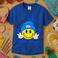 I Wear Blue For Juvenile Arthritis Awareness Funny Gift Kids T-Shirt thumb 3