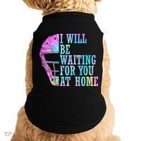 I Will Be Waiting For You At Home Softball Catcher Gift Doggie Tank thumb 0