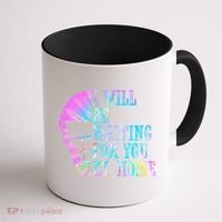 I Will Be Waiting For You At Home Softball Catcher Gift Coffee Mug thumb 1