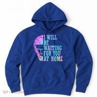 I Will Be Waiting For You At Home Softball Catcher Gift Hoodie thumb 0