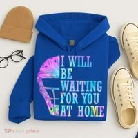 I Will Be Waiting For You At Home Softball Catcher Gift Hoodie thumb 4