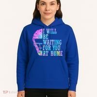 I Will Be Waiting For You At Home Softball Catcher Gift Hoodie thumb 5