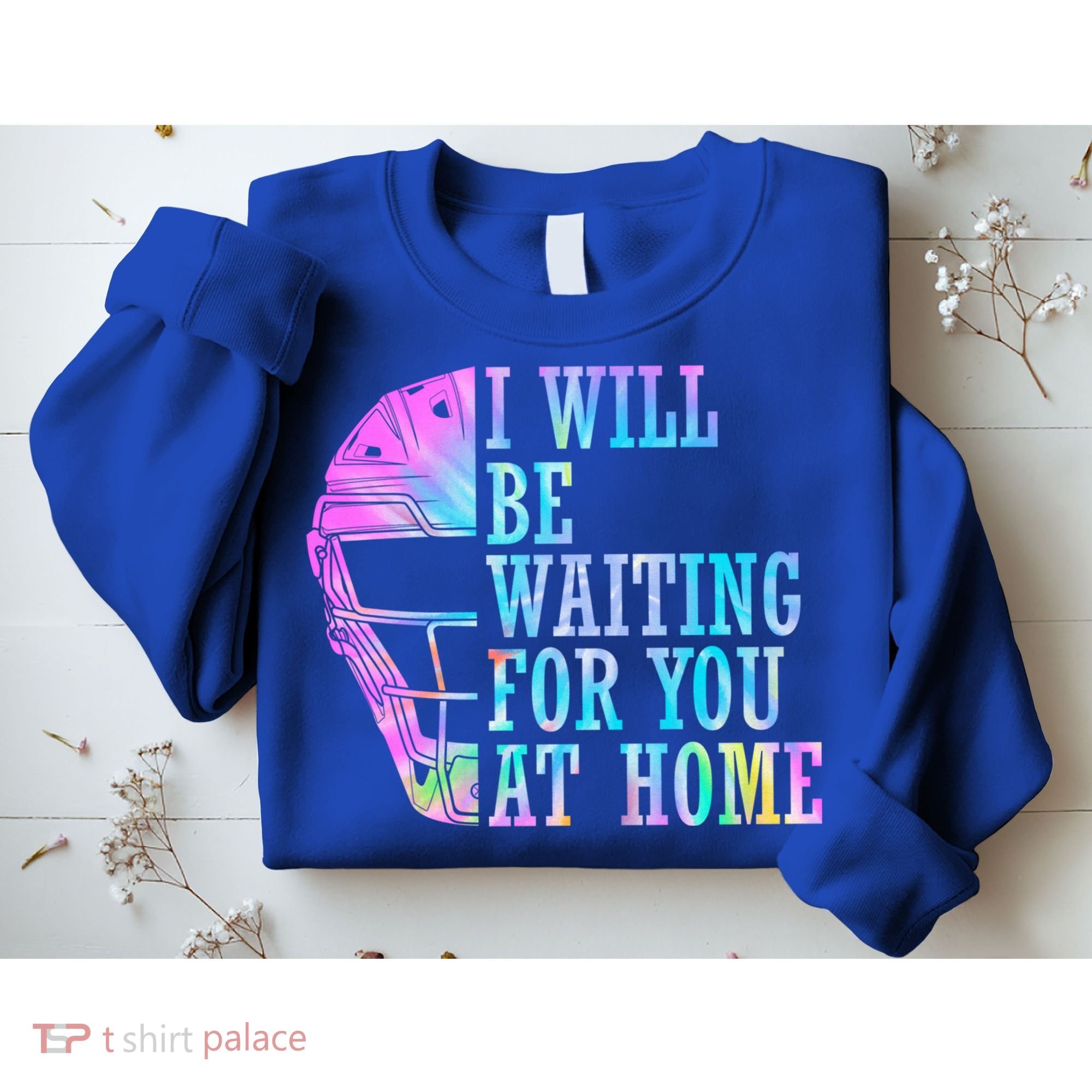I Will Be Waiting For You At Home Softball Catcher Gift Sweatshirt