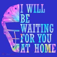 I Will Be Waiting For You At Home Softball Catcher Gift Sweatshirt thumb 3