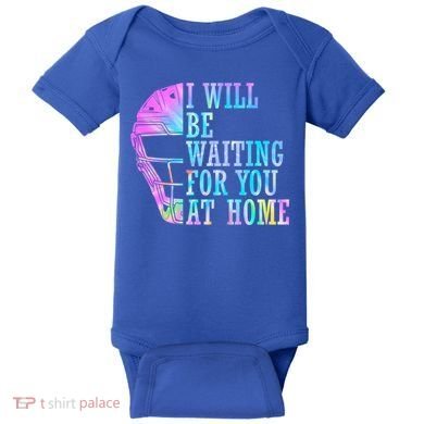 I Will Be Waiting For You At Home Softball Catcher Gift Baby Bodysuit