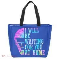 I Will Be Waiting For You At Home Softball Catcher Gift Tote Bag thumb 0