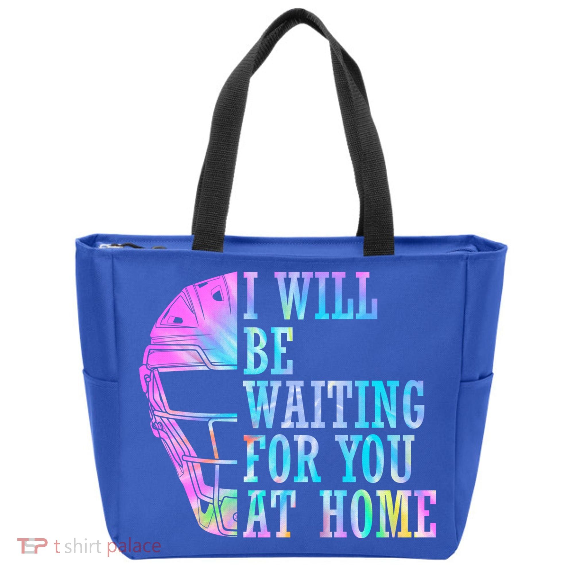 I Will Be Waiting For You At Home Softball Catcher Gift Tote Bag