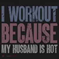 I Workout Because My Husband Is Hot Funny Gym Trainer Lover Coaster thumb 2