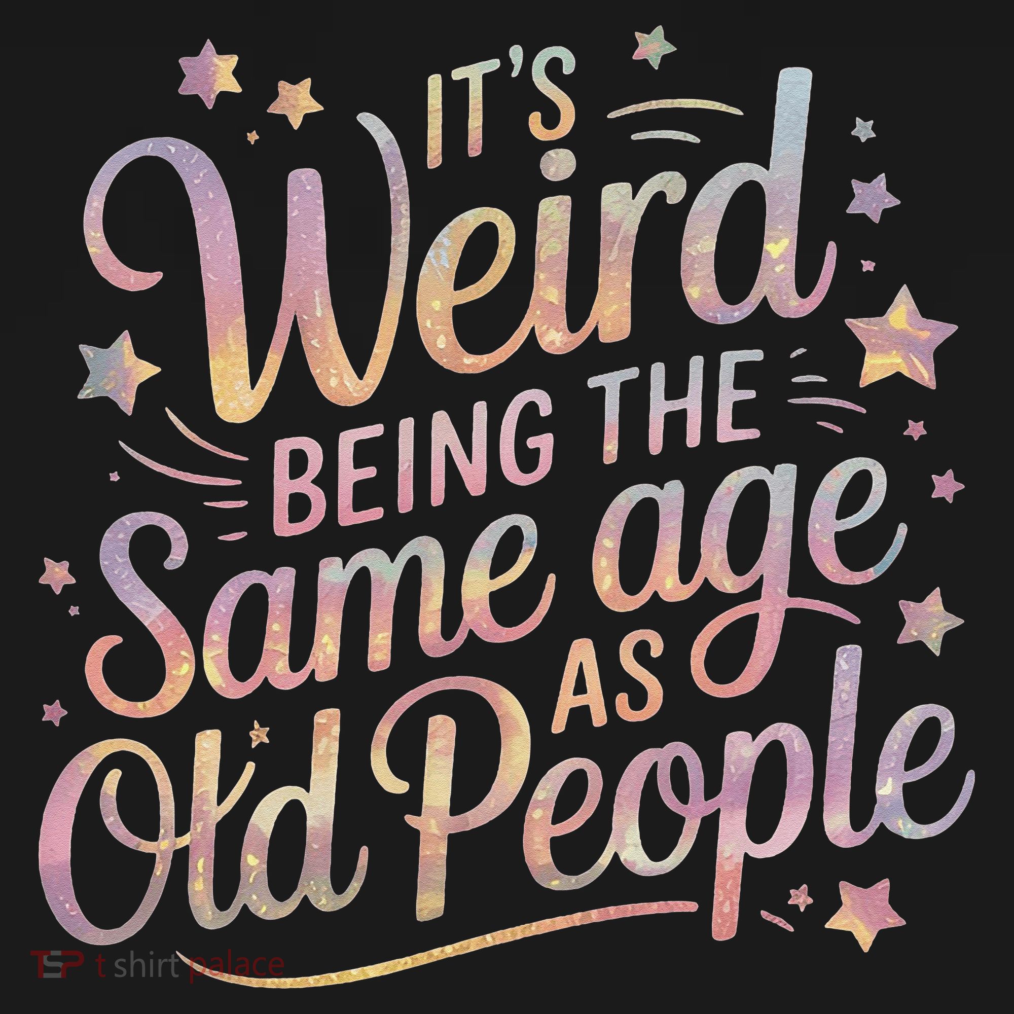 Its Weird Being The Same Age As Old People For Mom  Dad USA-Made Doggie Bandana