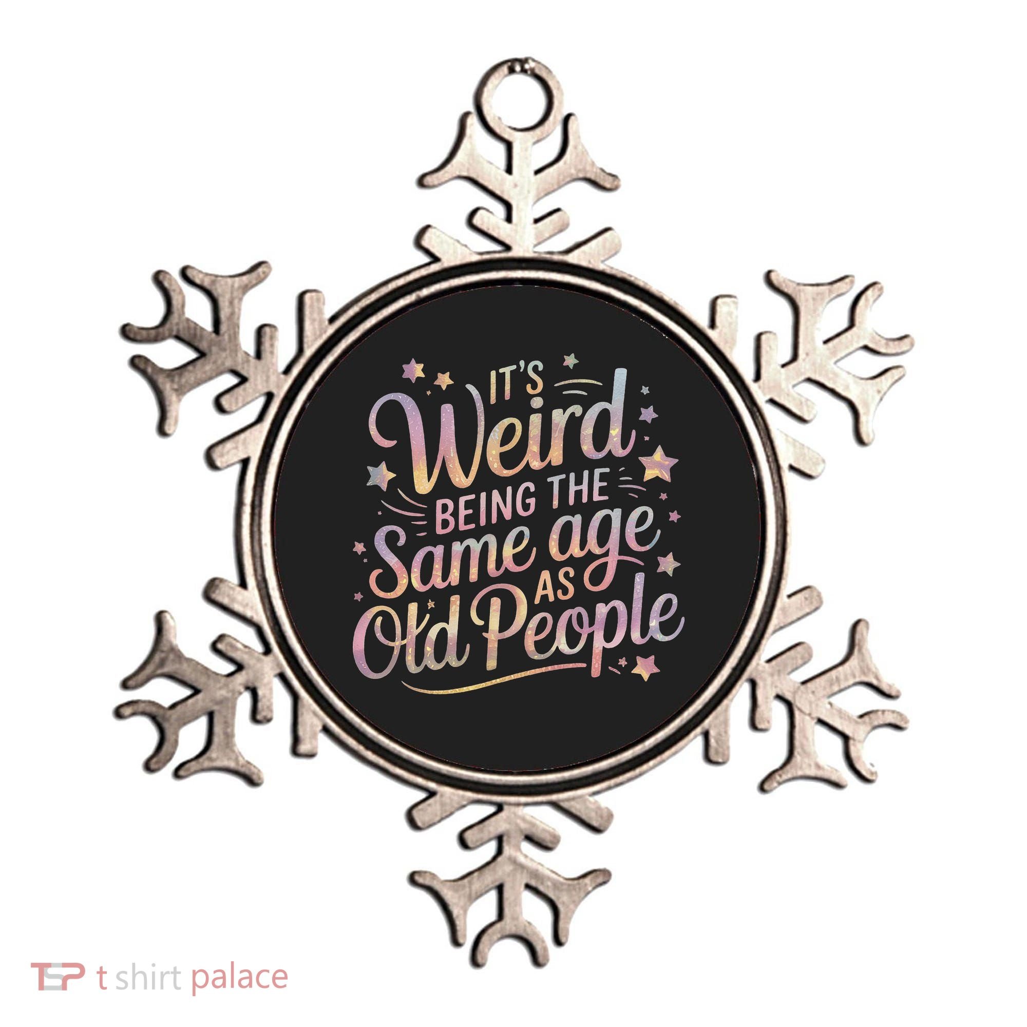 Its Weird Being The Same Age As Old People For Mom  Dad Ornament