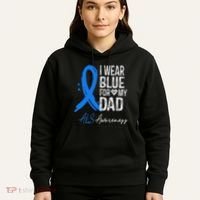 I Wear Blue For My Dad Als Awareness Hoodie thumb 5
