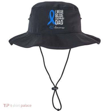 I Wear Blue For My Dad Als Awareness Bucket Hat