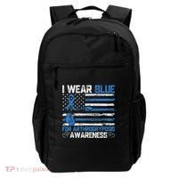 I Wear Blue For Arthrogryposis Awareness Month Backpack thumb 0