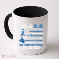 I Wear Blue For Arthrogryposis Awareness Month Coffee Mug thumb 0