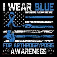 I Wear Blue For Arthrogryposis Awareness Month Coffee Mug thumb 5