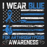 I Wear Blue For Arthrogryposis Awareness Month Tumbler thumb 3