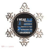 I Wear Blue For Arthrogryposis Awareness Month Ornament thumb 0